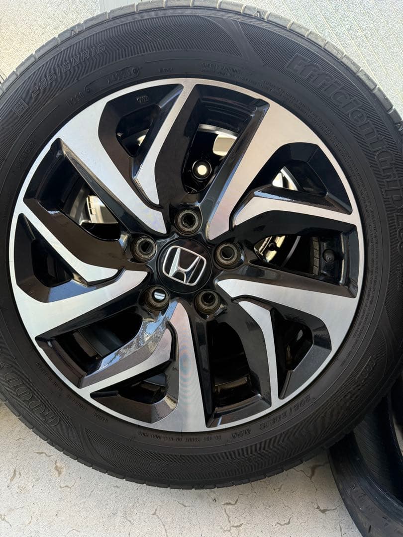 ステップワゴン スパーダ RP3 タイヤホイールセット16インチ 6j ＋50