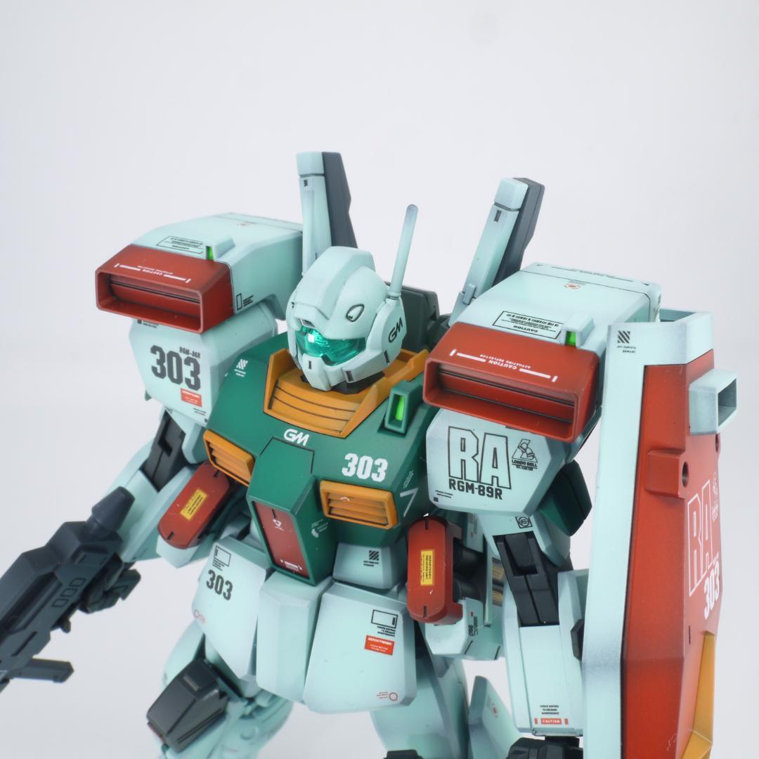 ガンプラ　HG ジムⅢ①　全塗装　完成品