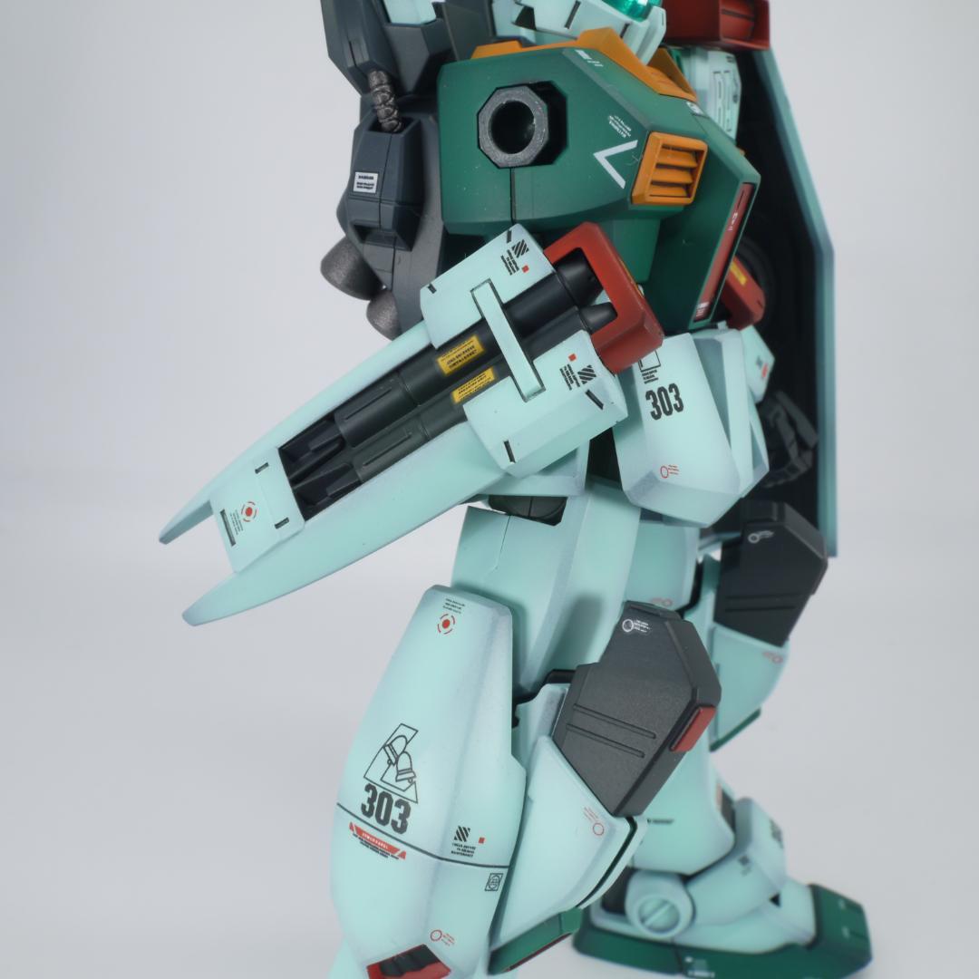 ガンプラ　HG ジムⅢ①　全塗装　完成品