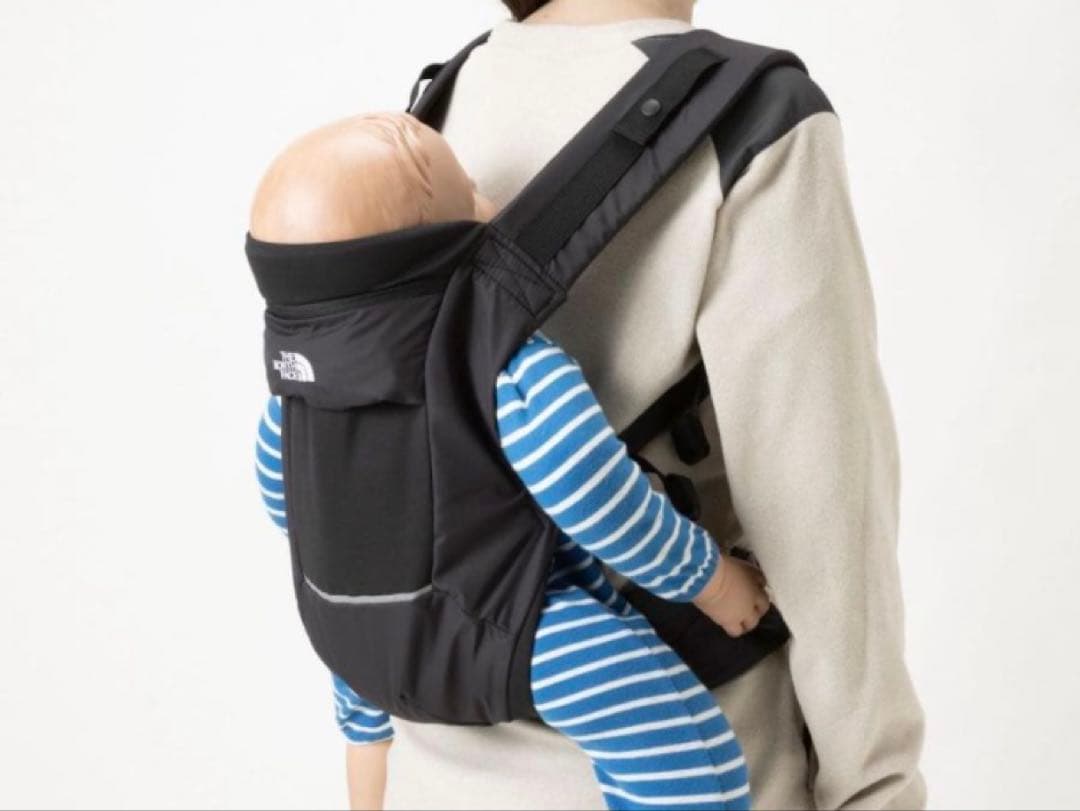 ノースフェイス ベビーコンパクトキャリア 抱っこひも NMB82150 黒 中古