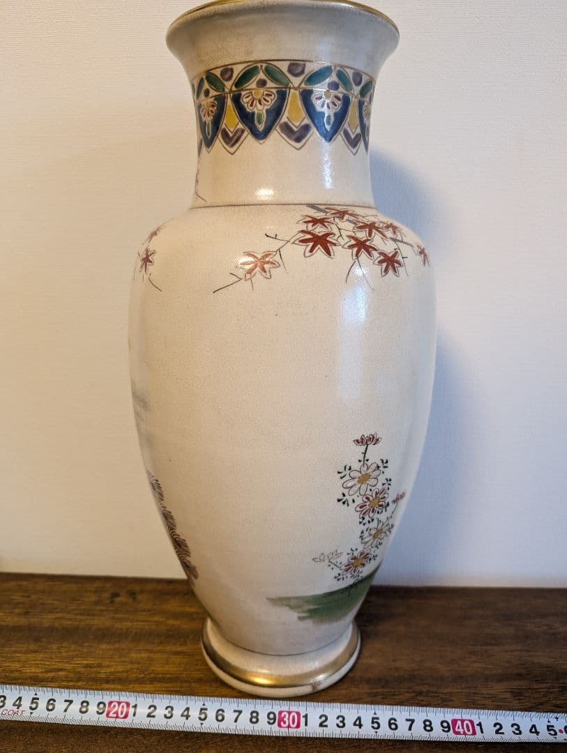 薩摩焼　寿官　沈寿官　大花瓶　古作　骨董　陶芸