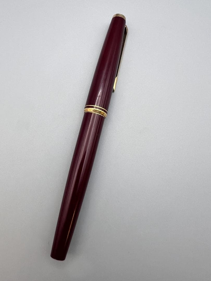 【海】Montblanc モンブラン K14 万年筆 585 ボルドー色