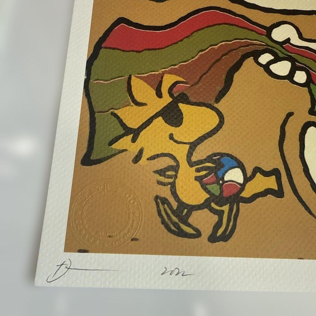 DEATH NYC 現代アートポスター　世界100枚限定　スヌーピー　正規保証