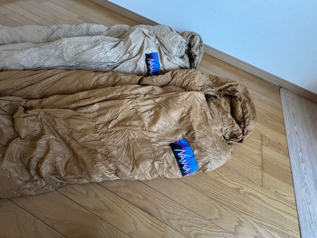 【2セット】NANGA別注シュラフ610＋エアマット｜秋冬キャンプ－6℃対応