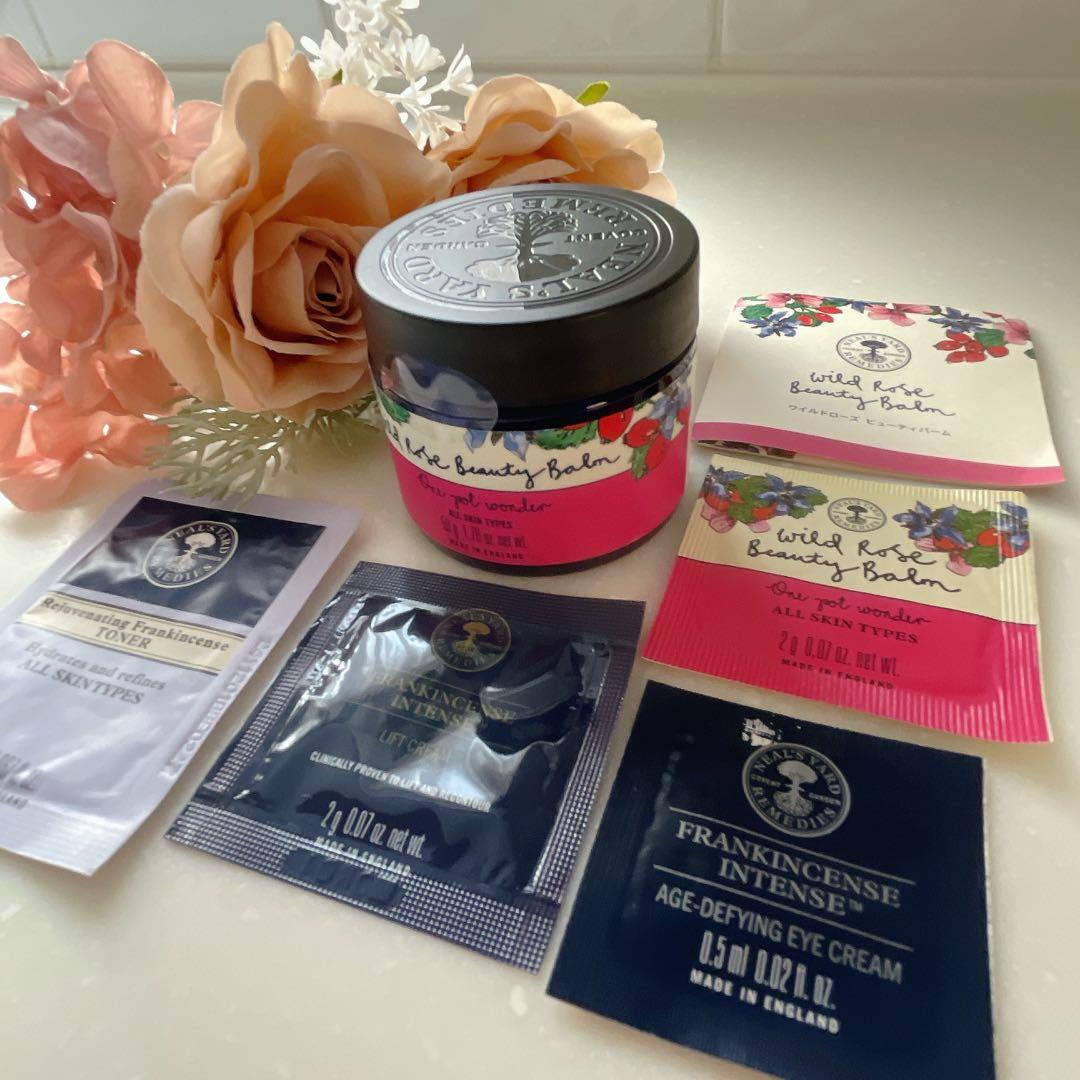 ニールズヤードレメディーズ ワイルドローズビューティバーム 50ｇ&サンプル4個