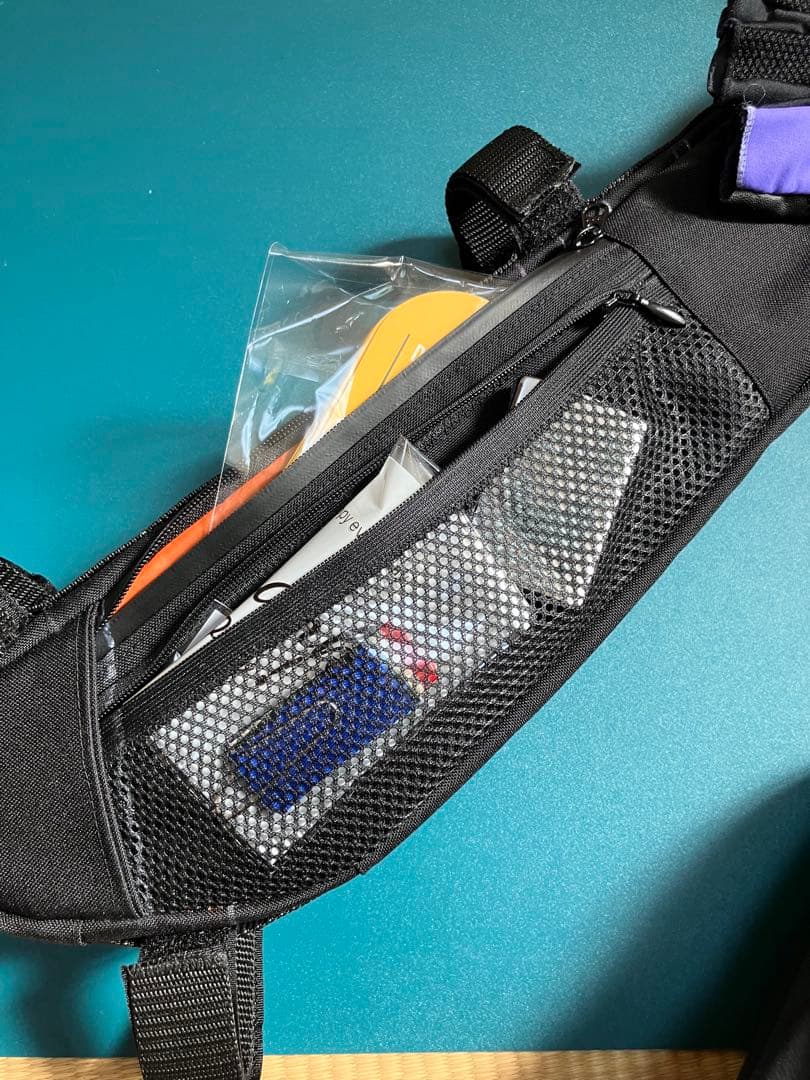 ハンドメイドフレームバッグ　コーデュラ500 ブラック　46.5cm