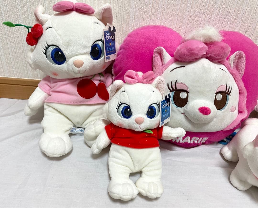 【未使用タグ付き】ディズニー マリーちゃん ぬいぐるみセット Marie 非売品