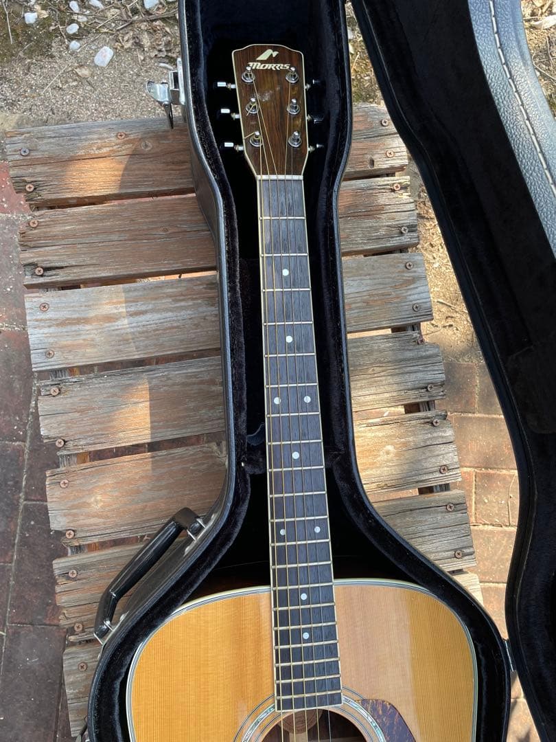 yu！！モーリスM-601アコースティックギターハカランダ材使用モデル
