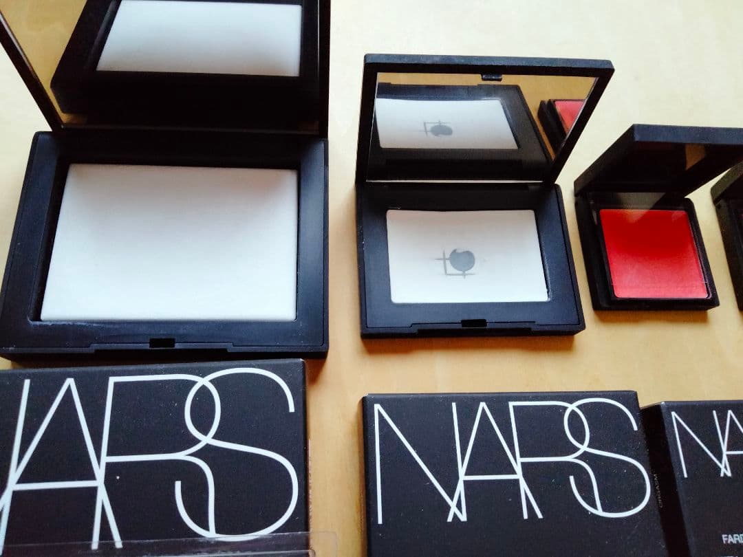 NARS プレストパウダー大小＆ブラッシュ2色　計４点セット