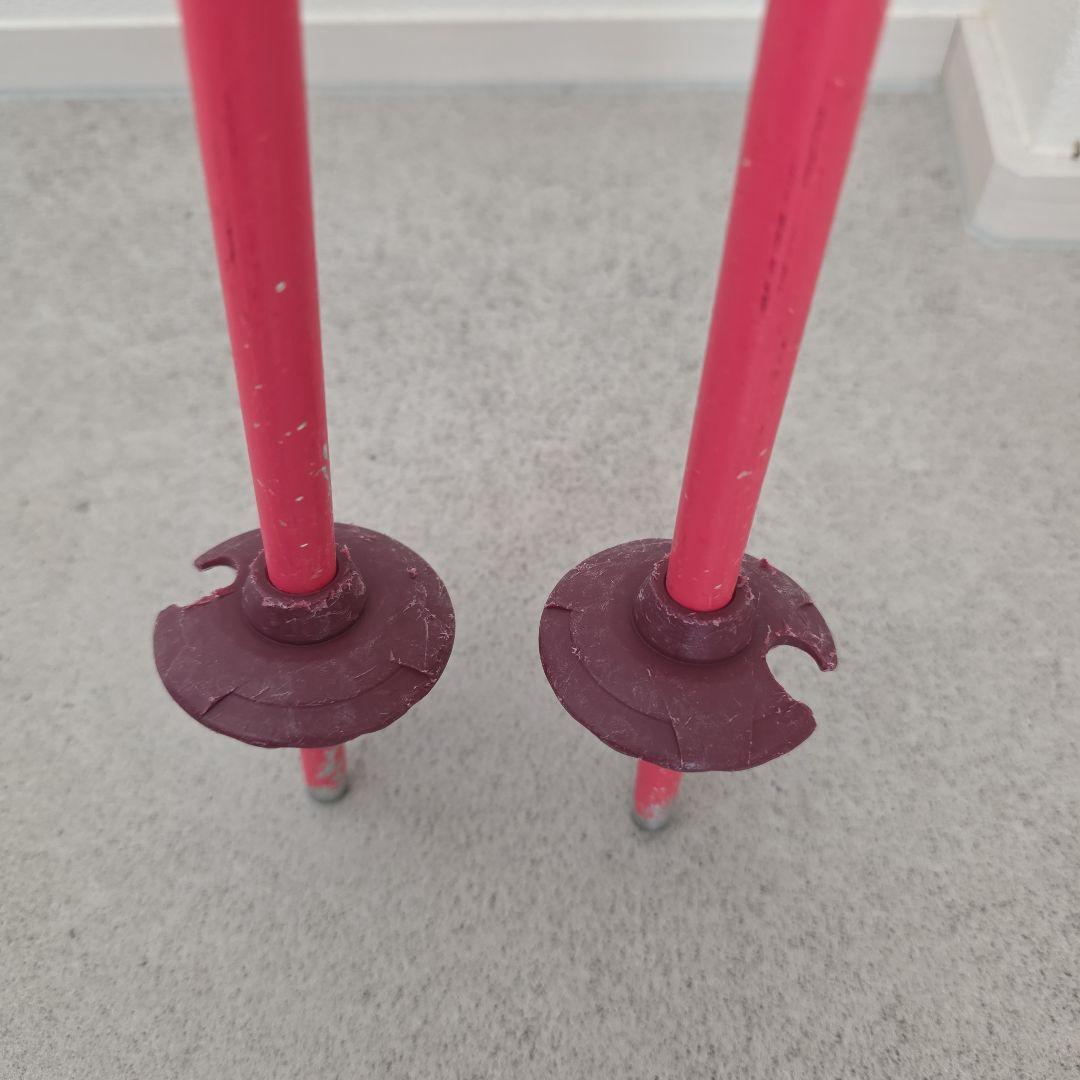 Elan 子ども用スキー 130cm 　ATOMIC　ストック90cm　セット