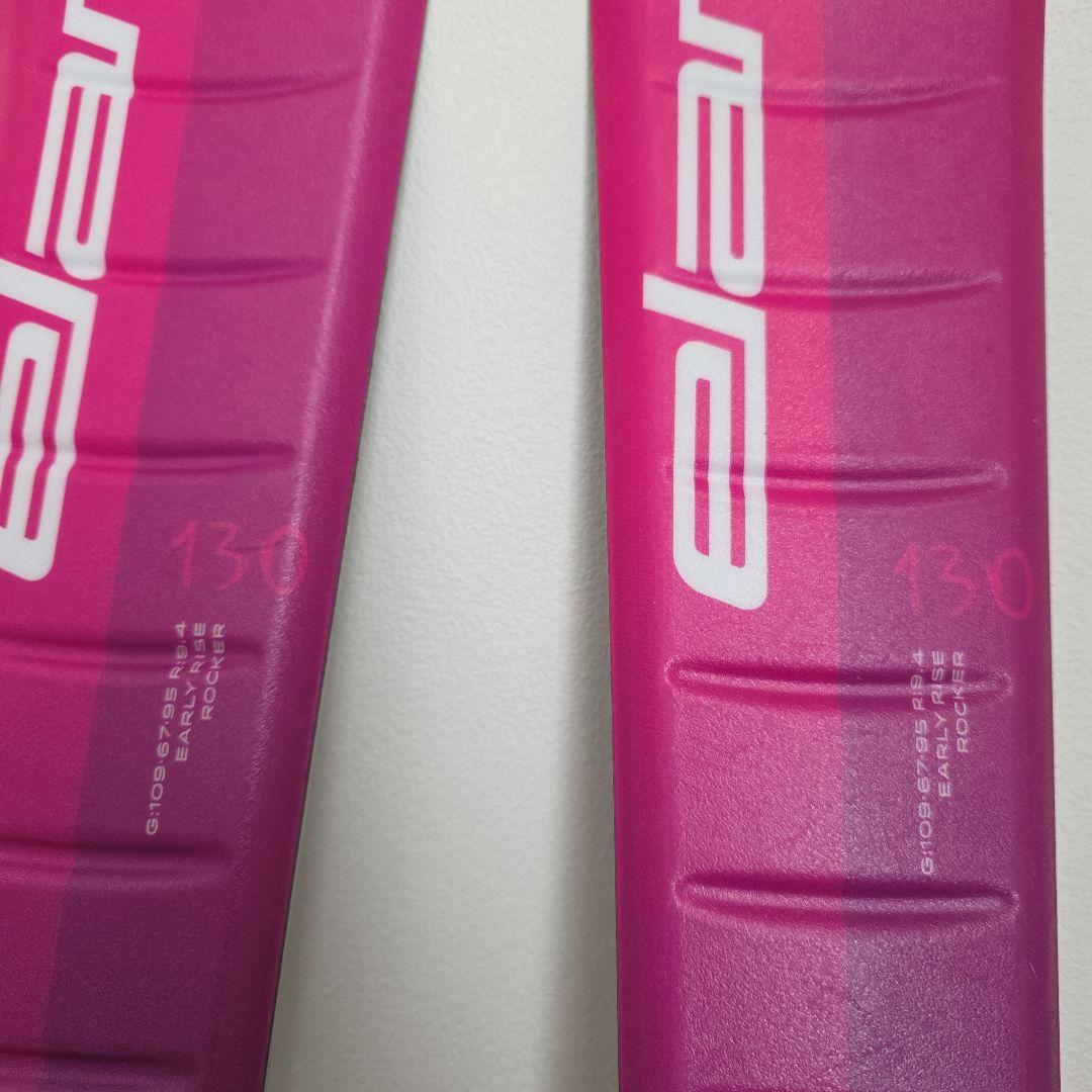 Elan 子ども用スキー 130cm 　ATOMIC　ストック90cm　セット