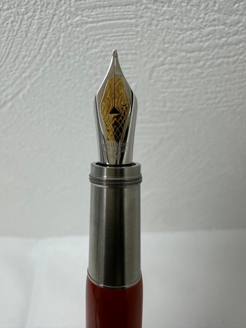 【新品未使用】 MONTBLANC 万年筆 ルージュ・エ・ノワール インク付