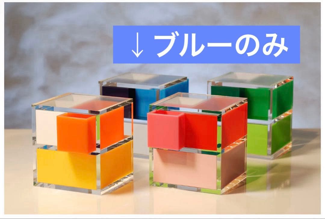 エマニュエルムホー×Waazwizアクリルボックスブルー