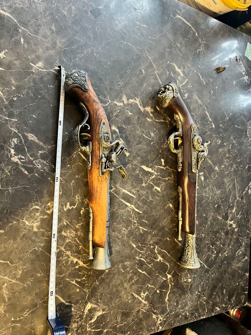 西洋火縄銃装飾銃古式銃 パイレーツカリビアン ジャックバロウ レプリカ銃 玩具