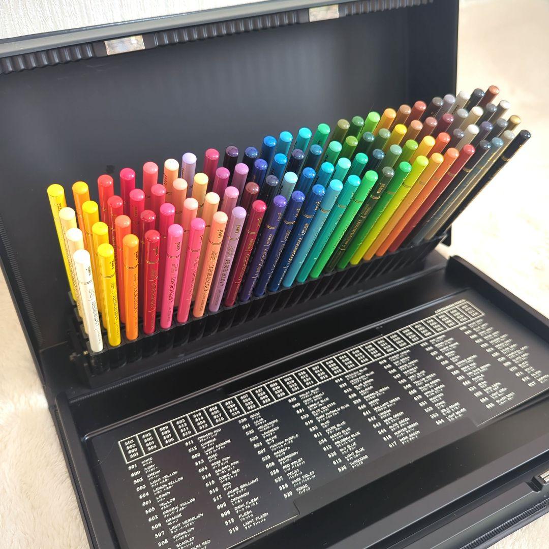 【uni】ユニカラー 色鉛筆 100色セット MITSUBISHI PENCIL