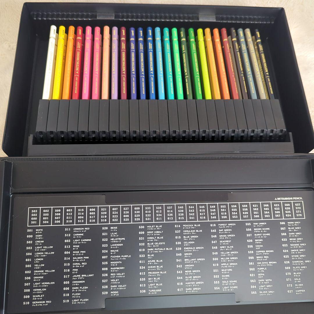 【uni】ユニカラー 色鉛筆 100色セット MITSUBISHI PENCIL