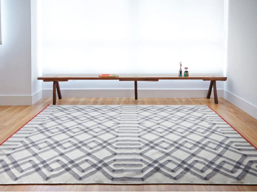 Duna キリムラグ 190x150 定価22万円 Odosdesign 北欧