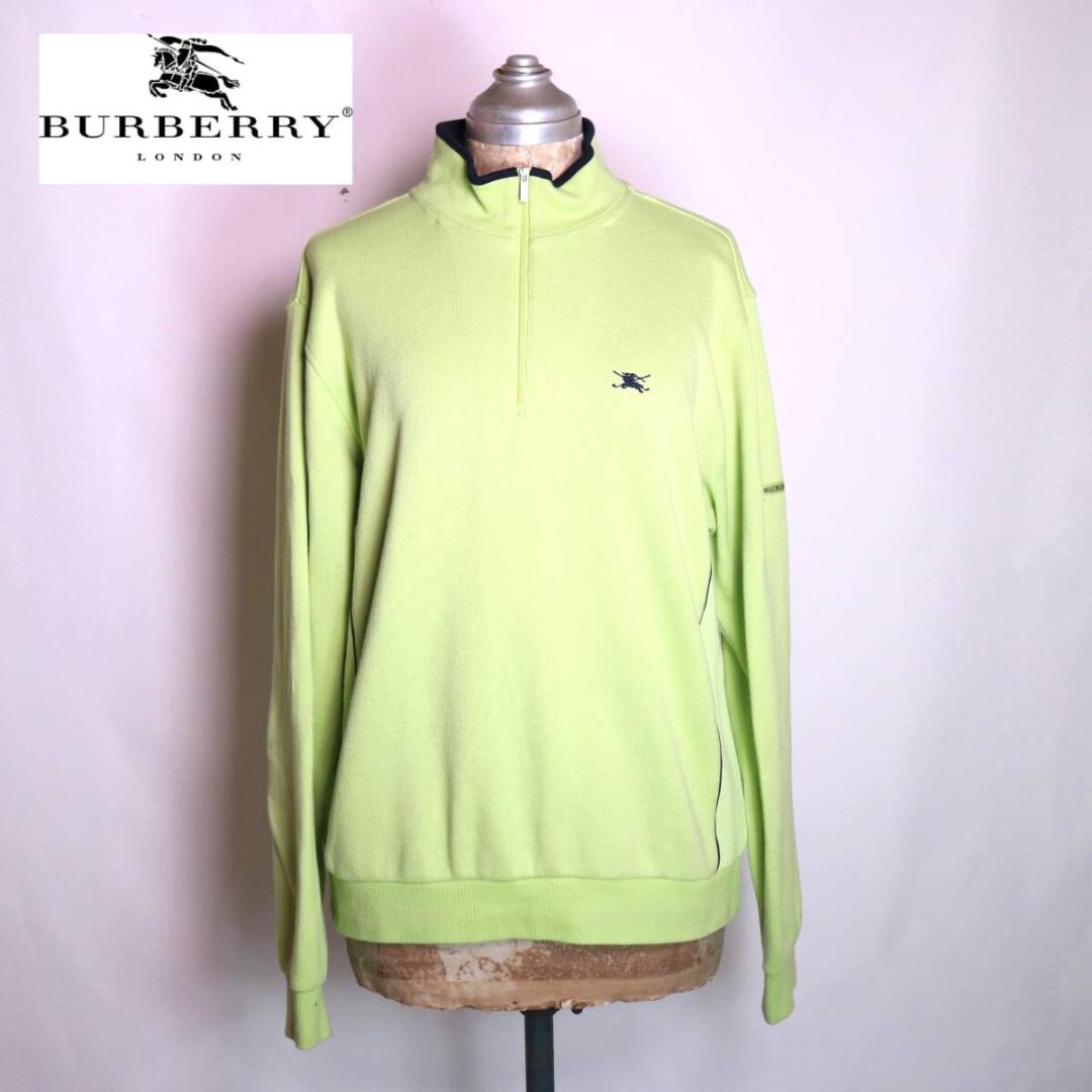 C1296 Burberry GOLF ハーフジップ ゴルフウェア 長袖 M