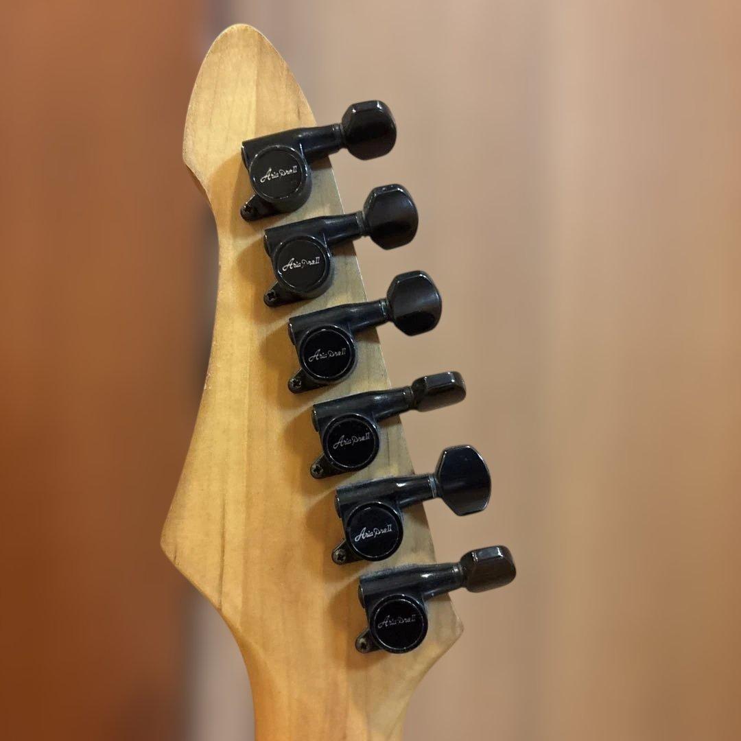 Aria Pro II CT-ST3 ブラックパーツ仕様 トレモロアーム付