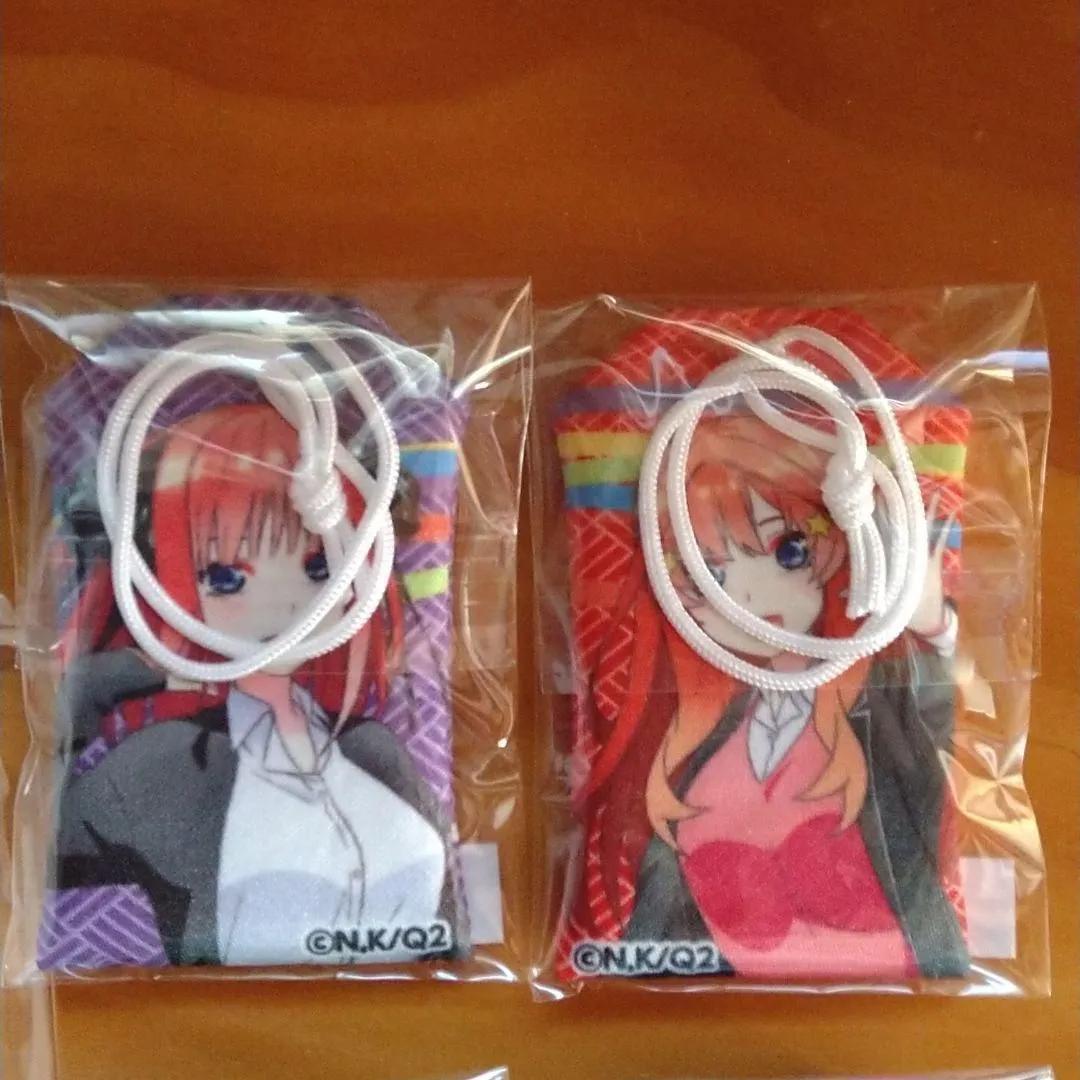 五等分の花嫁　御朱印帳　お守り5人分セット（身延山久遠寺販売品）