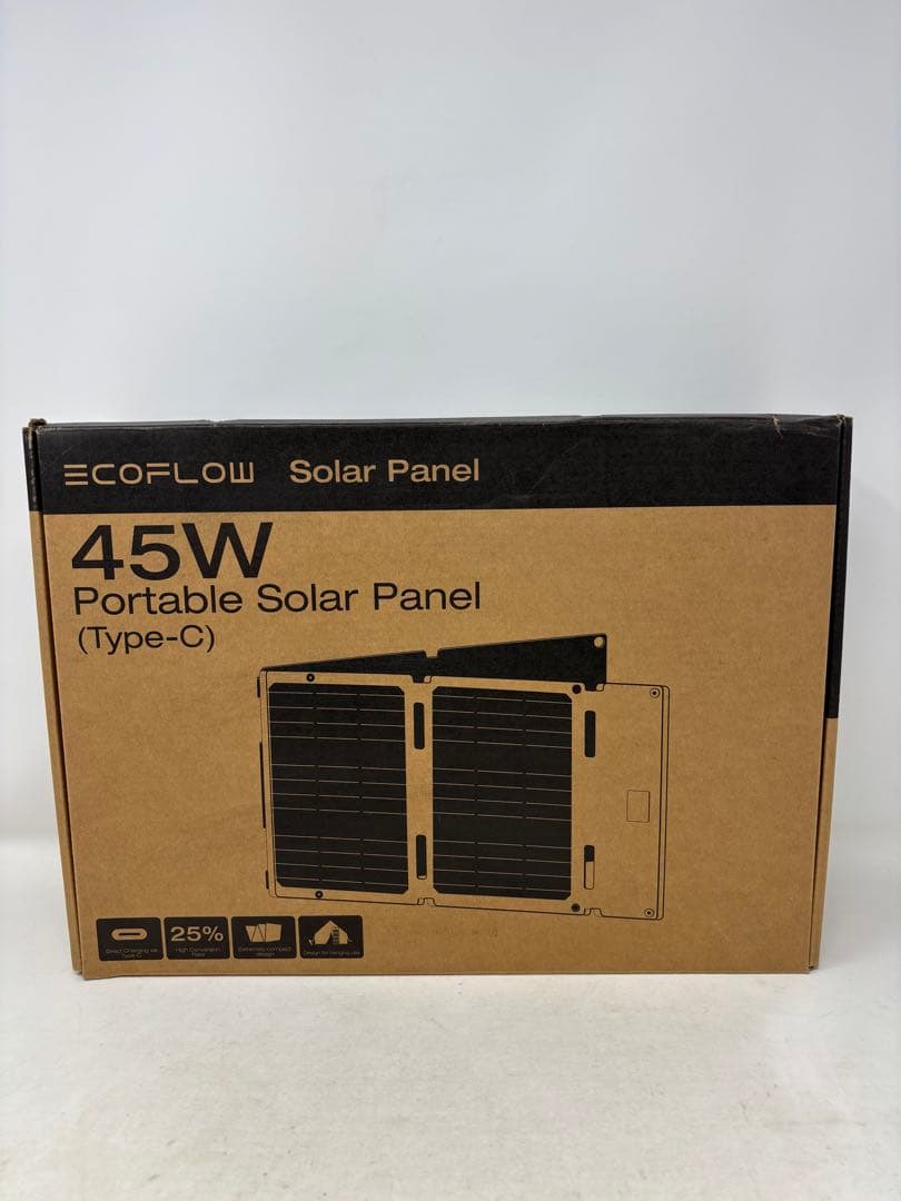 EcoFlow エコフロー 45W ソーラーパネル Type-C