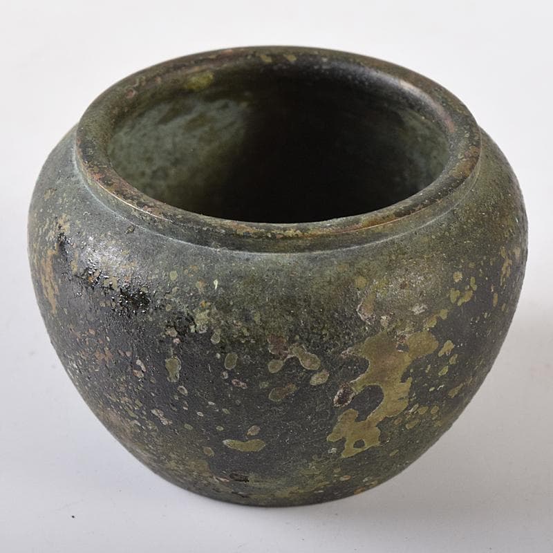 中国　古銅宣徳銅　雅賞幽香銘　小壷　N　8527E