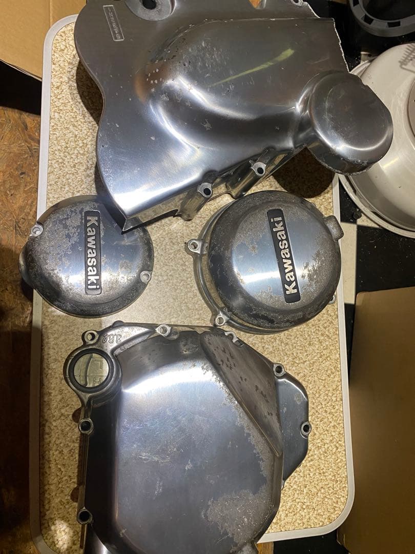 ゼファー750 カバー 4点セット　ポイントクラッチ　ジェネレータースプロケット