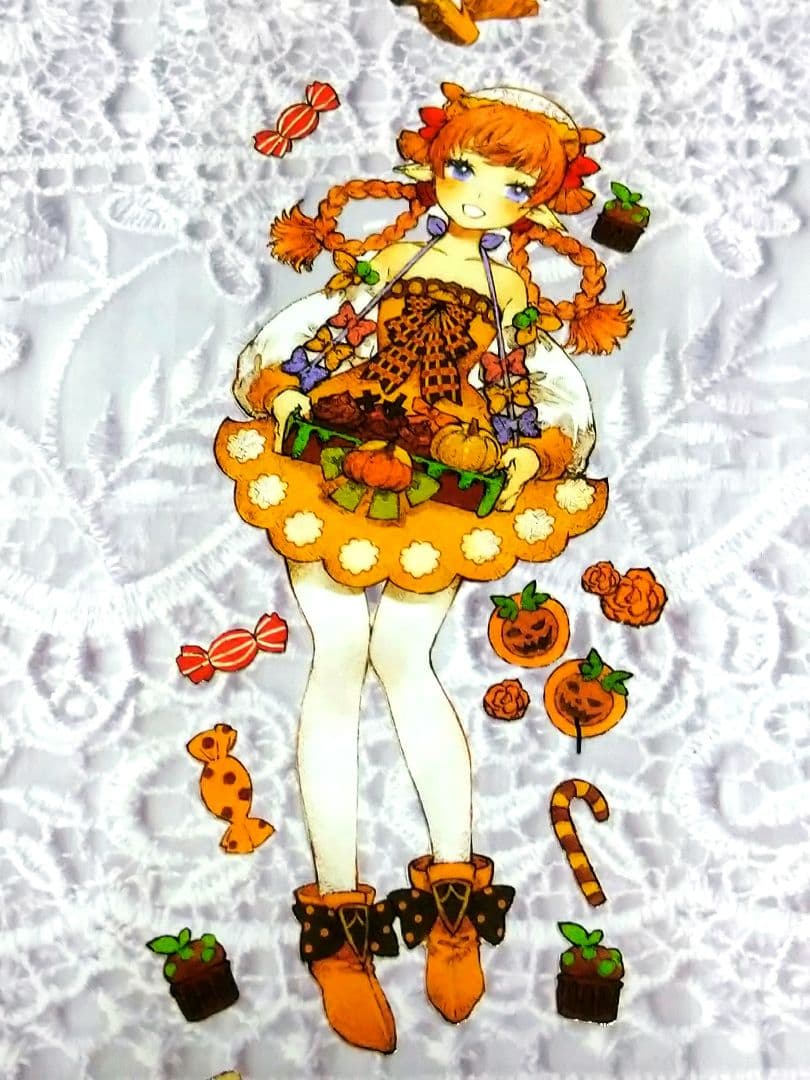 J595＃南瓜派(PET)浮光切り売り海外人物マステ女の子