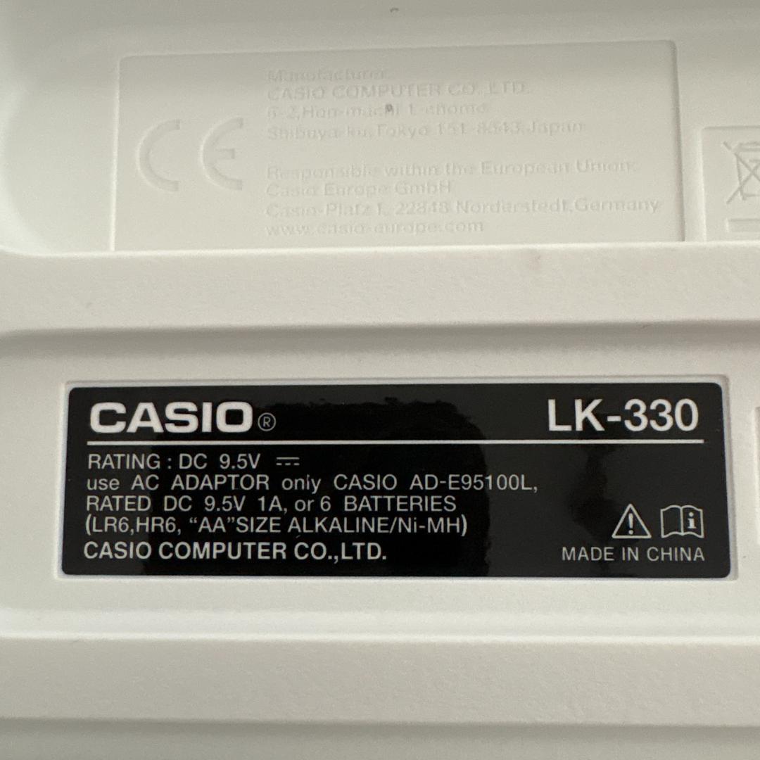 CASIO LK-330 光ナビゲーションキーボード 61鍵盤