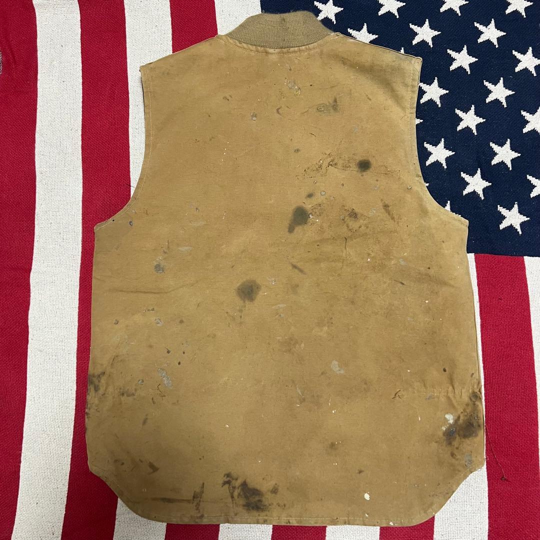 90s カーハートCarhartt ダッグベスト USA製　ヴィンテージ