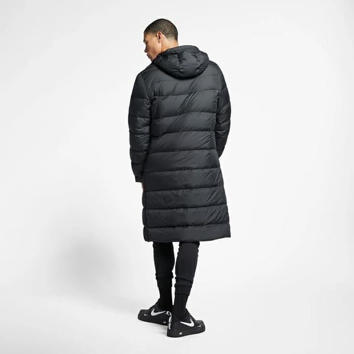 NIKE ナイキ ウインドランナー ダウン ベンチコート 黒 M