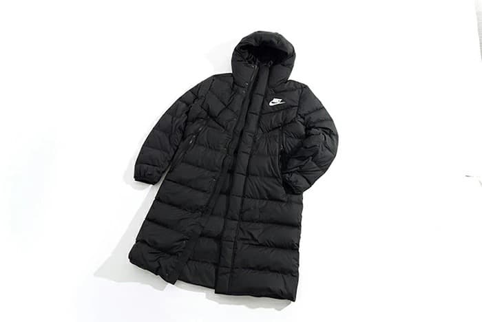 NIKE ナイキ ウインドランナー ダウン ベンチコート 黒 M