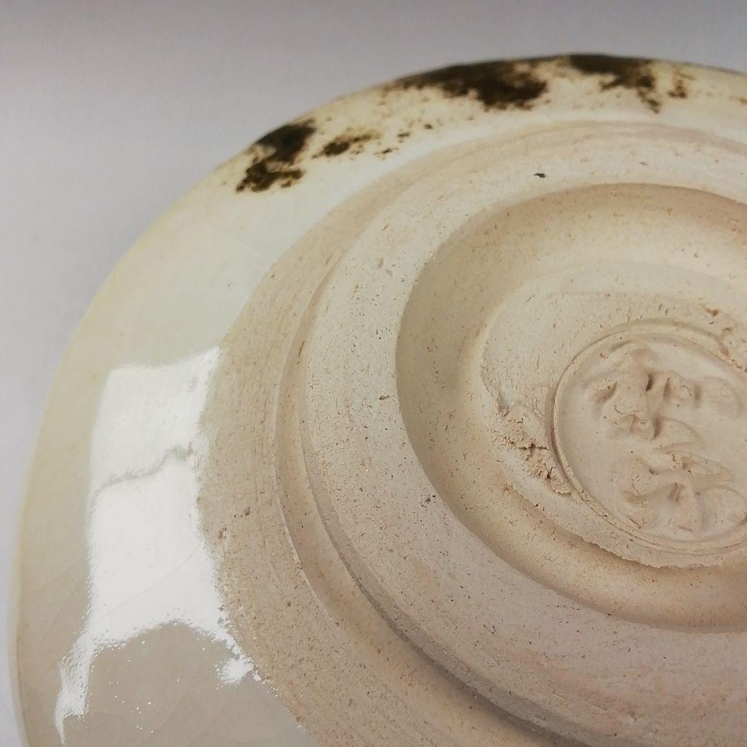 Ｗ２２４　茶碗　『松ノ絵』『川崎和楽 造』　共箱　抹茶碗　茶道具