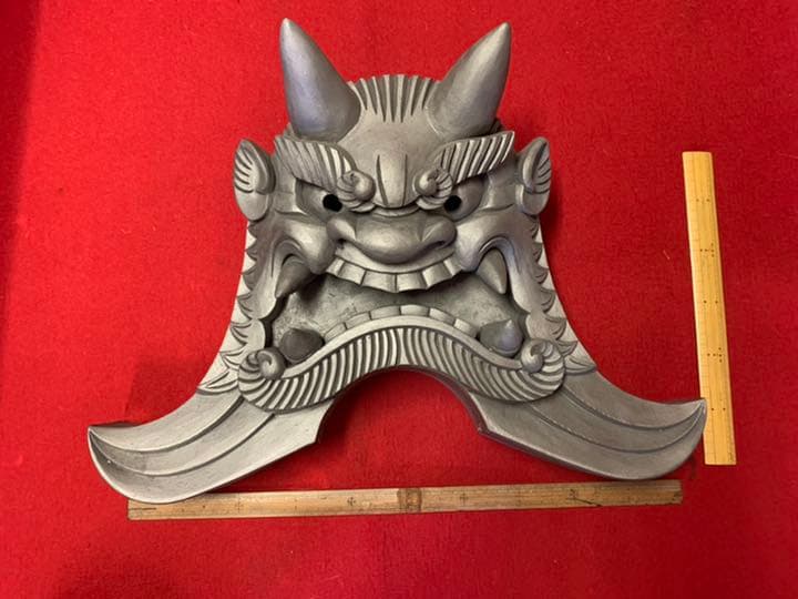 遠州鬼秀　鬼瓦　本格鬼面