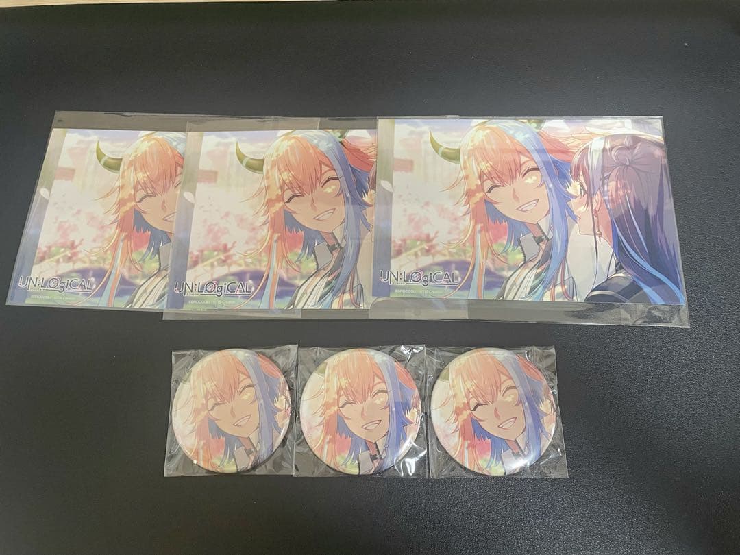 UN:LOGICAL アンロジカル HMV 特典 奏壱 ポストカード 缶バッジ