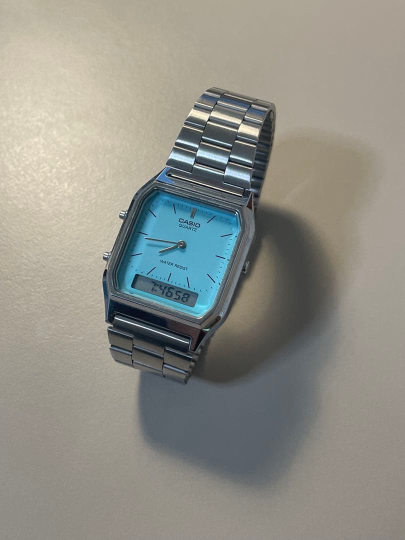 CASIO AQ-230A-2A2MQYJF ティファニー　ブルー