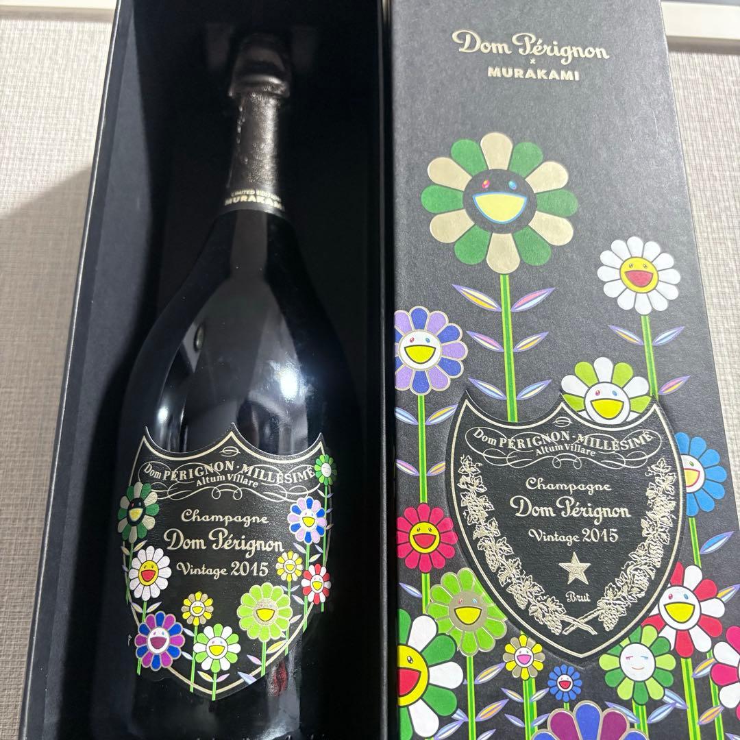 ドン ペリニョン 2015 村上隆 エディションシャンパン箱、限定ギフトバック付