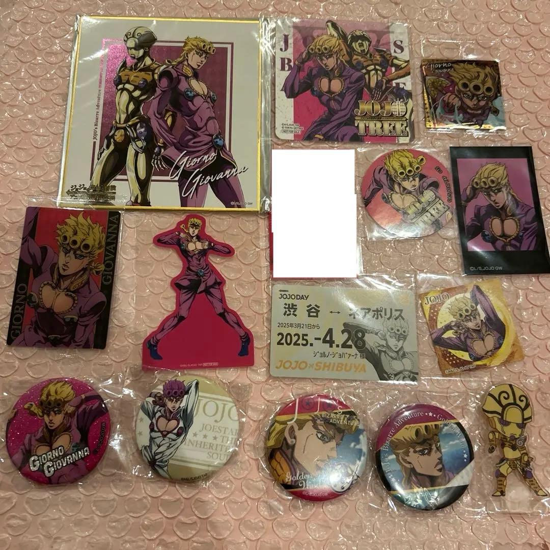 ジョルノ ジョジョ 缶バッジ