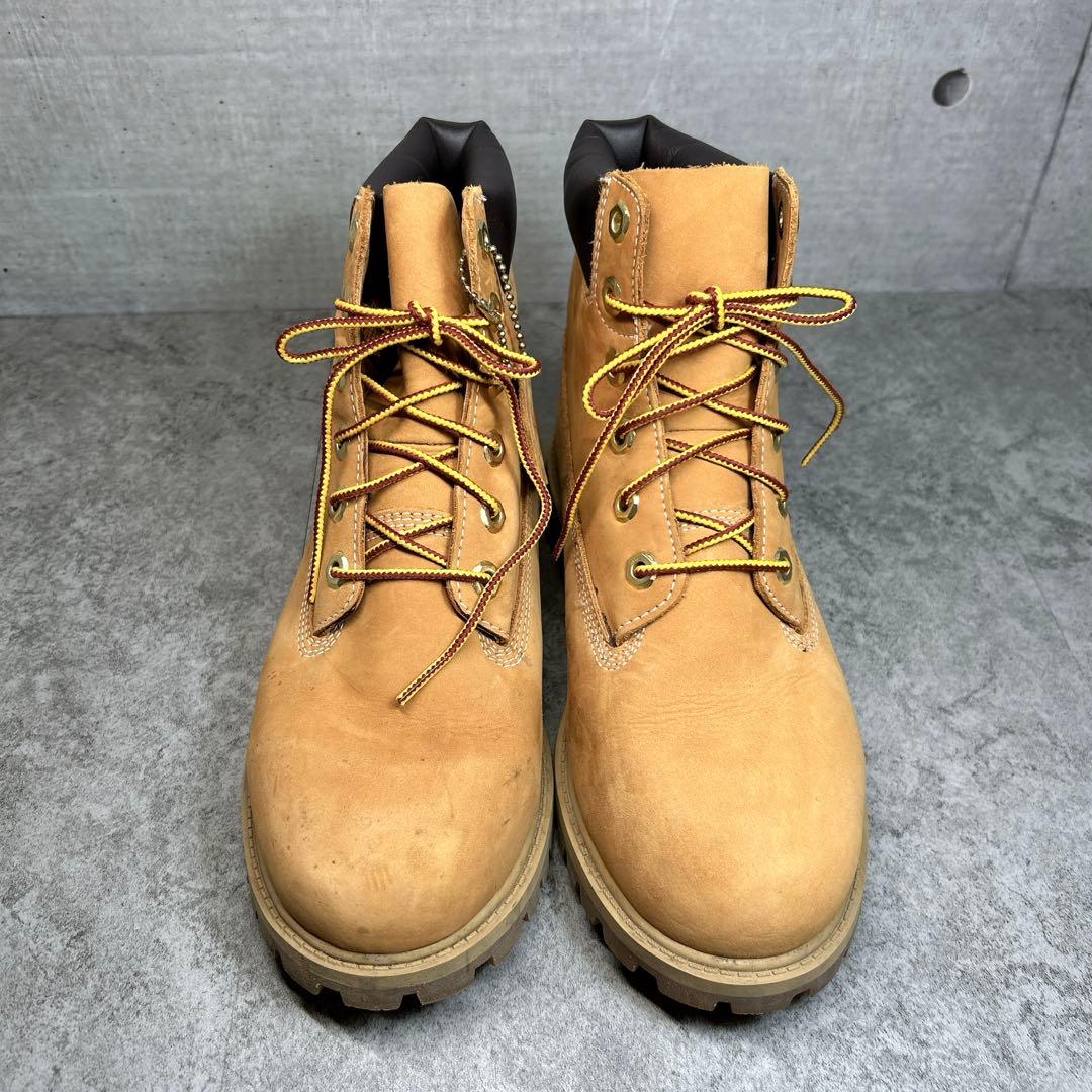極美品✨【Timber land】12909/6インチプレミアム/イエローブーツ