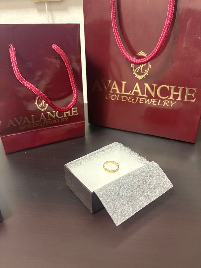 アバランチ　10K ゴールド リング　3号