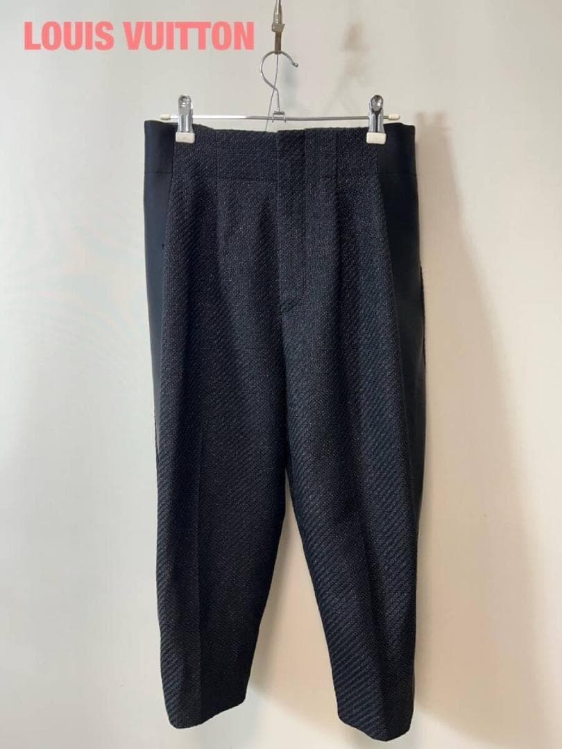 LOUIS VUITTON 七分丈 ガウチョ ハイウエストパンツ レディース