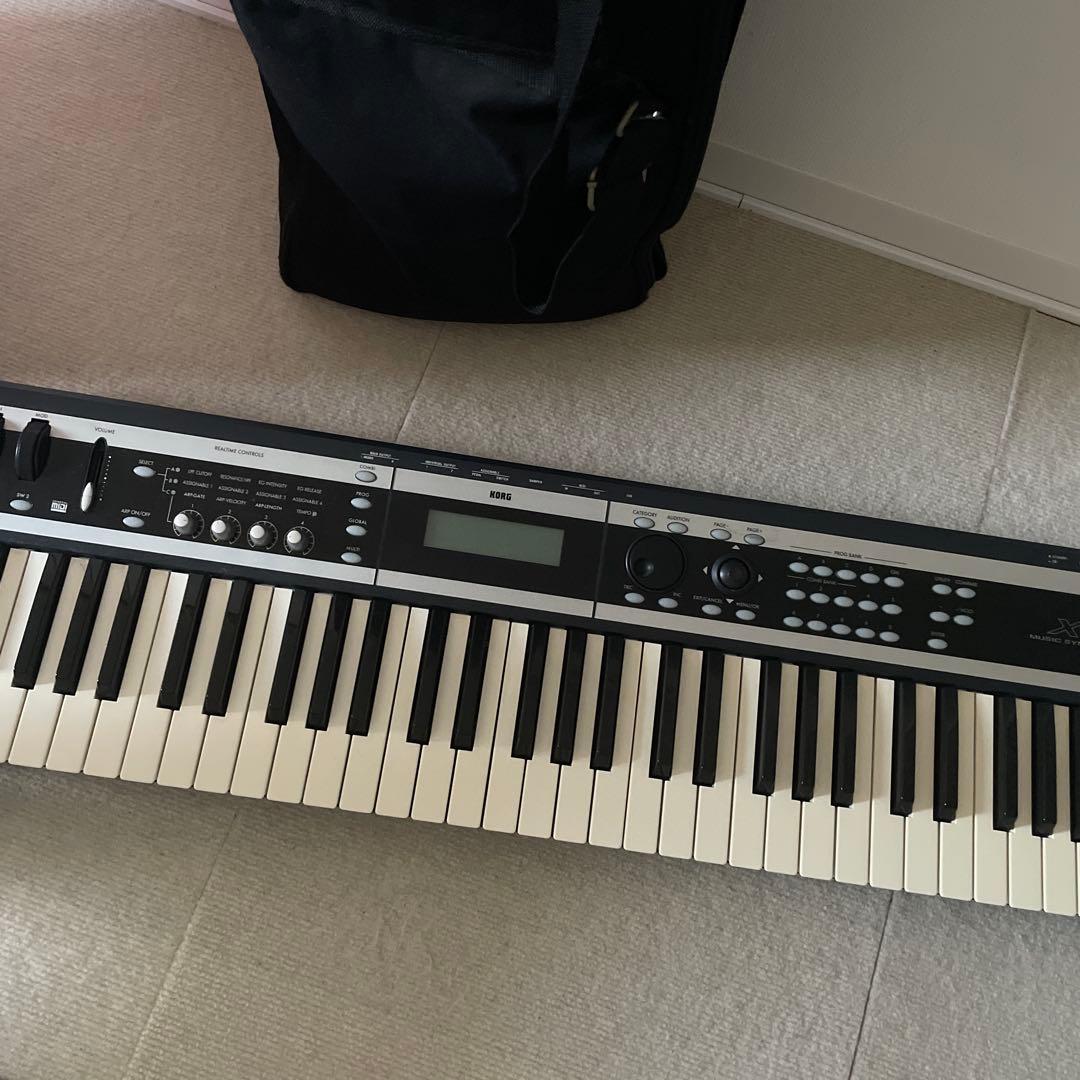 KORG X50 /使用回数少なめ/ペダル、ソフトケース付/シンセサイザー