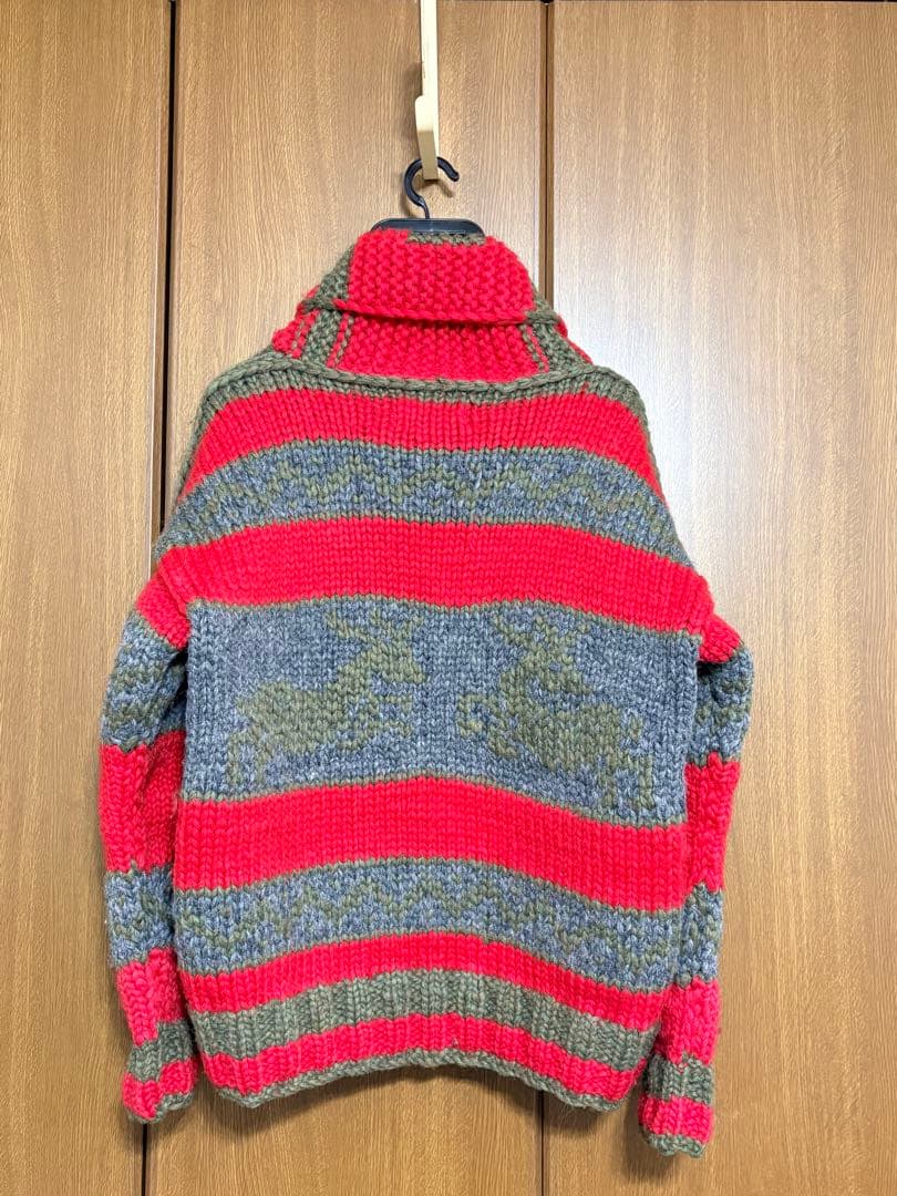 今だけ値下げ⭐︎Kanata⭐︎赤ボーダー ジップアップ/ニットカウチン