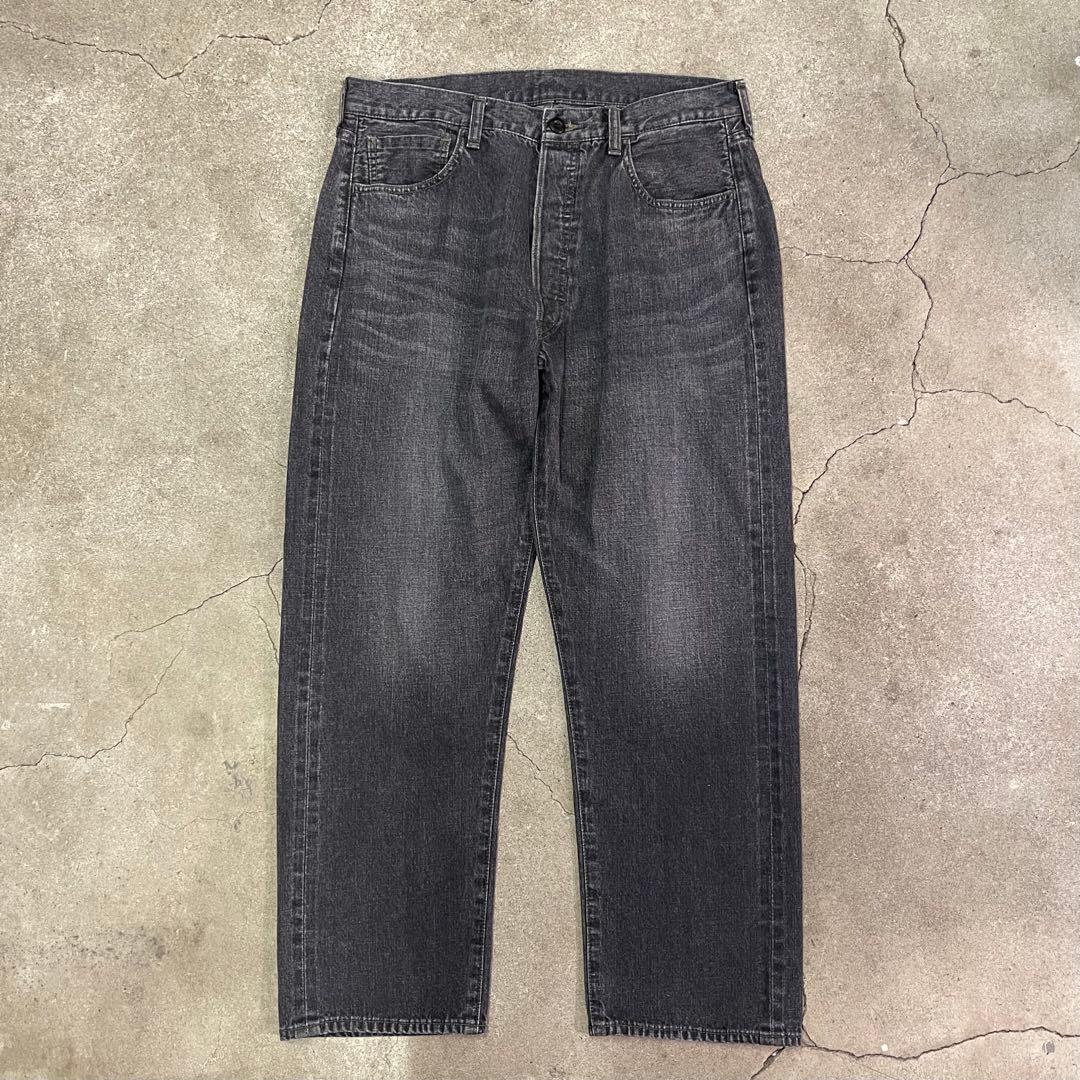 パンツ Outil PANTALON BOUDES FADED BLACK 3