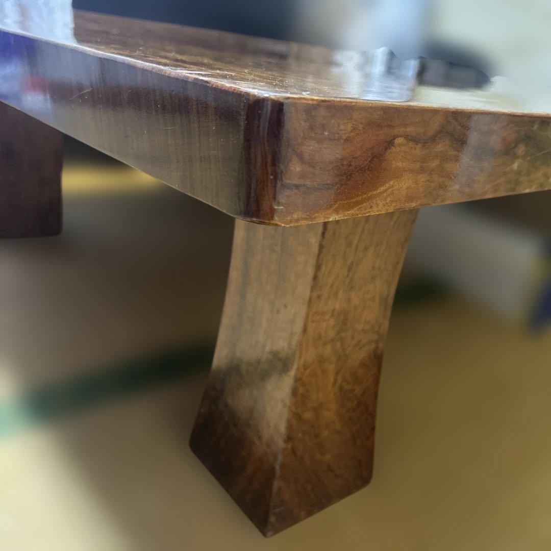 直接引取り限定！！重厚感のある茶色　木製テーブル