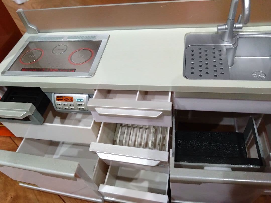 【レア】リーメント ぷちサンプルシリーズ システムクックさん ミニチュアキッチン