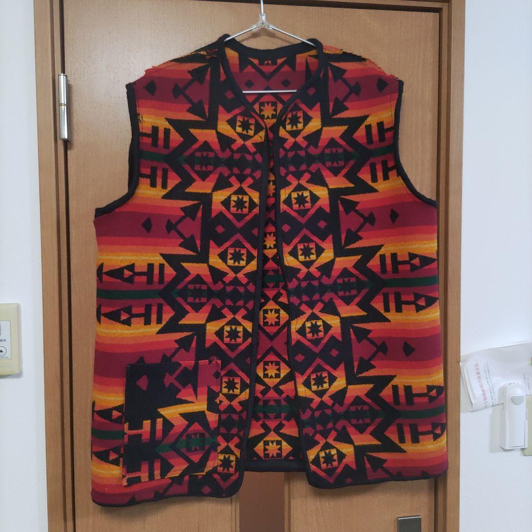 m*a様 ペンドルトンベスト　幾何学模様　ラグベスト　imazine