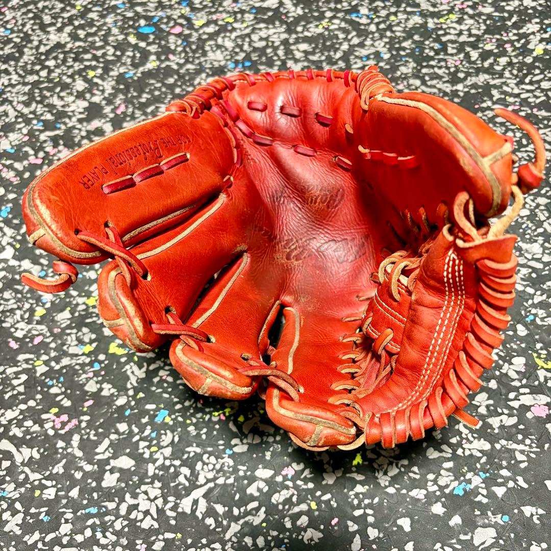 ローリングス プロプリモ 和牛レザー 硬式用 外野手用 グローブ レッドオレンジ