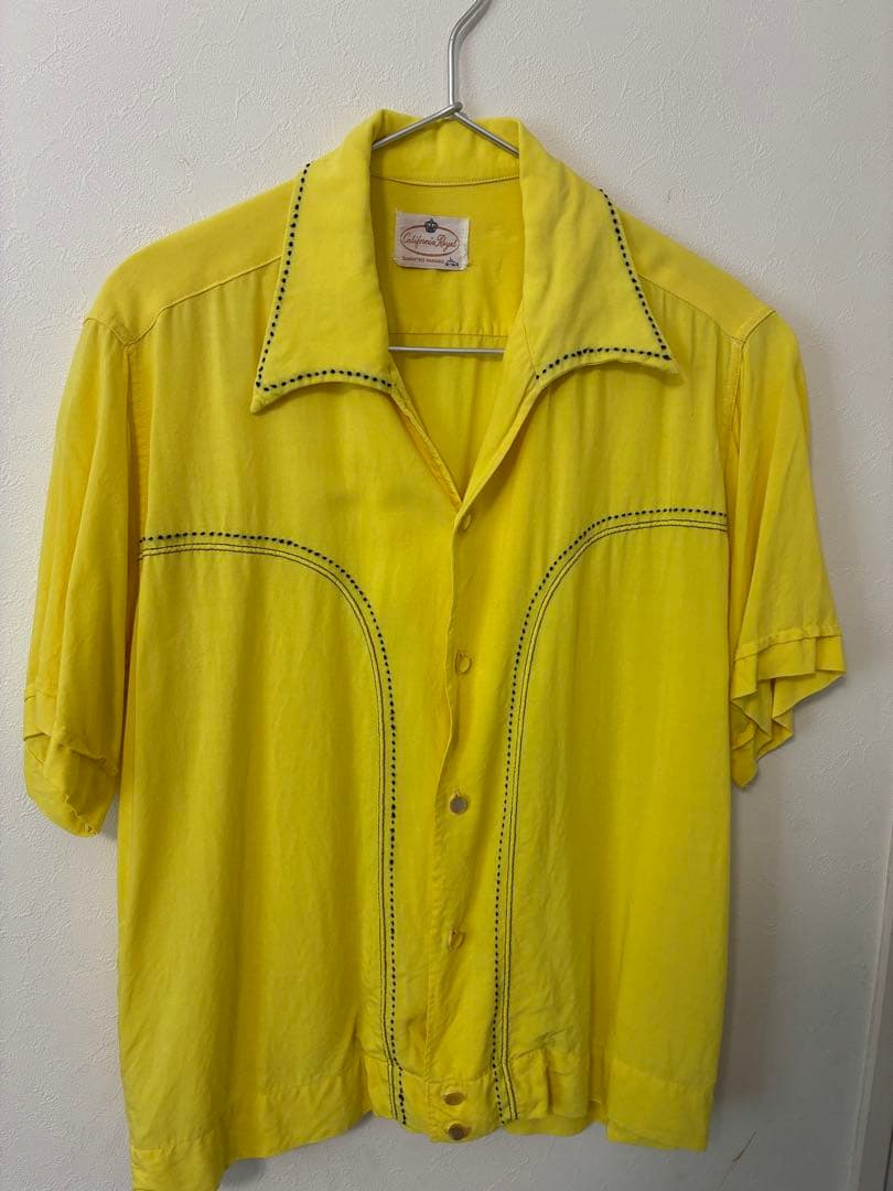 50's 60's 70s vintageレーヨンシャツロカビリー