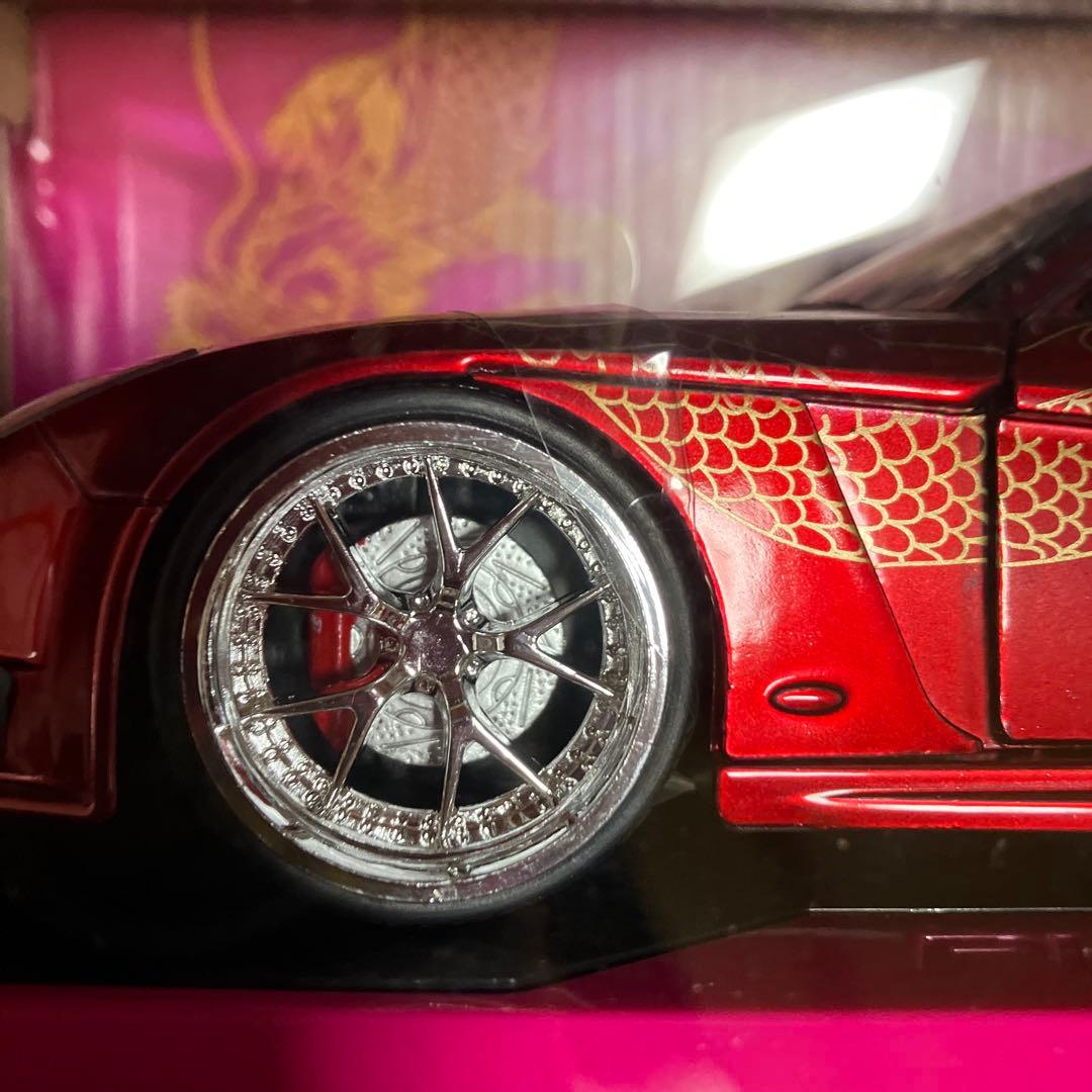 希少ドラゴンワイドボディ⭐️1/24ジェィダトイズ⚡️95マツダRX−7 ワイドB✨